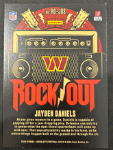 2024 Panini Absolute Football Rock Out Jayden Daniels #RO-JDS RC 03/10